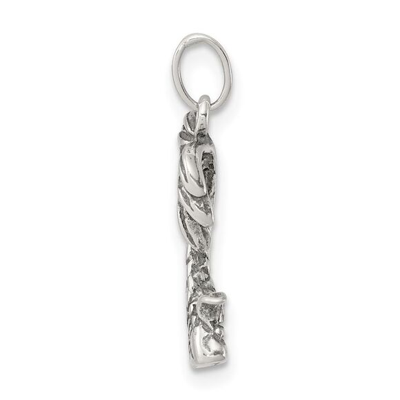 Kazi Luxury Sterling Silver Antiqued Palm Tree Charm - Picture 2 of 4